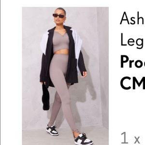 pretty little thing tan leggings